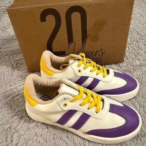 Women’s Sneakers in Purple and Yellow